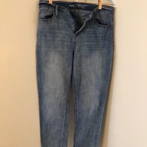 Old navy perfect straight mid wash jeans